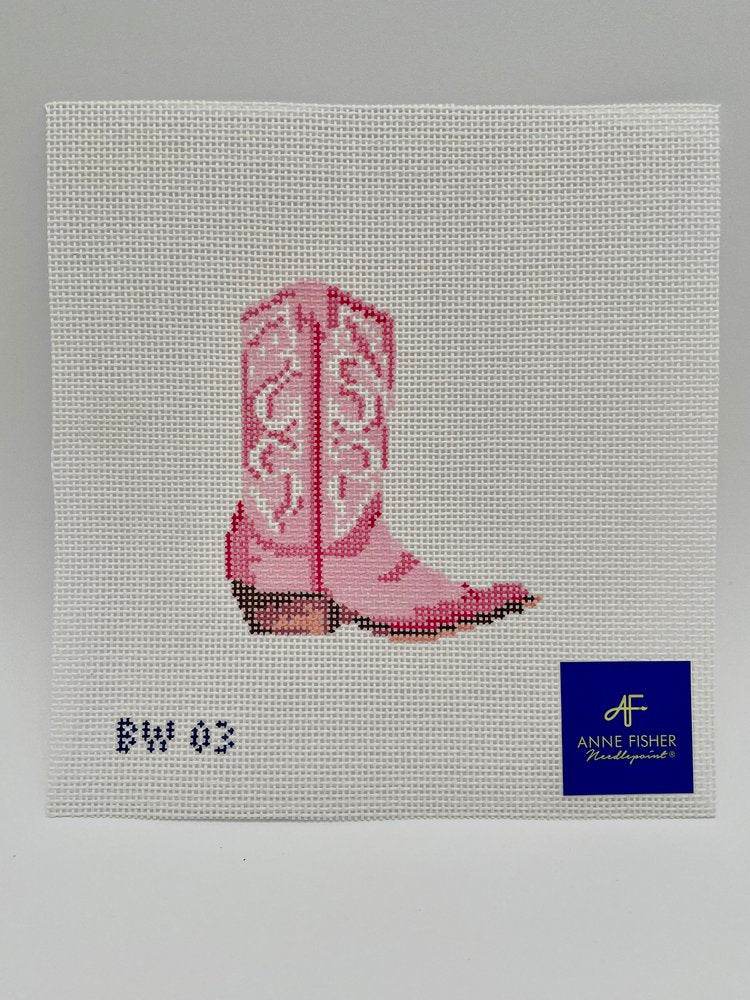 Pink Boot Canvas