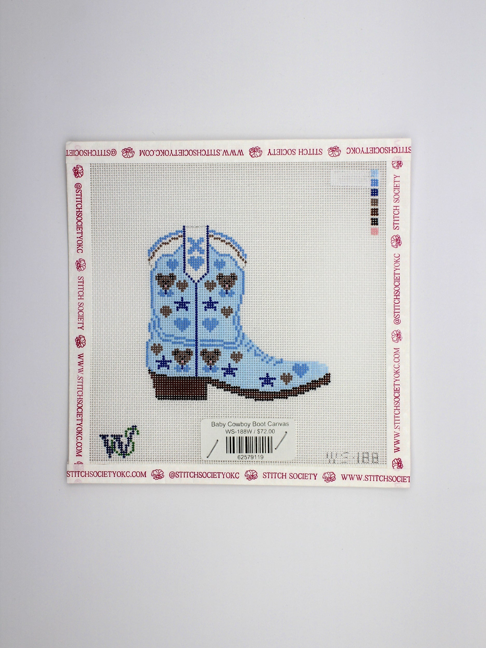 Baby Cowboy Boot Canvas