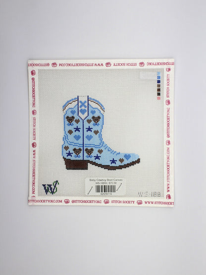 Baby Cowboy Boot Canvas