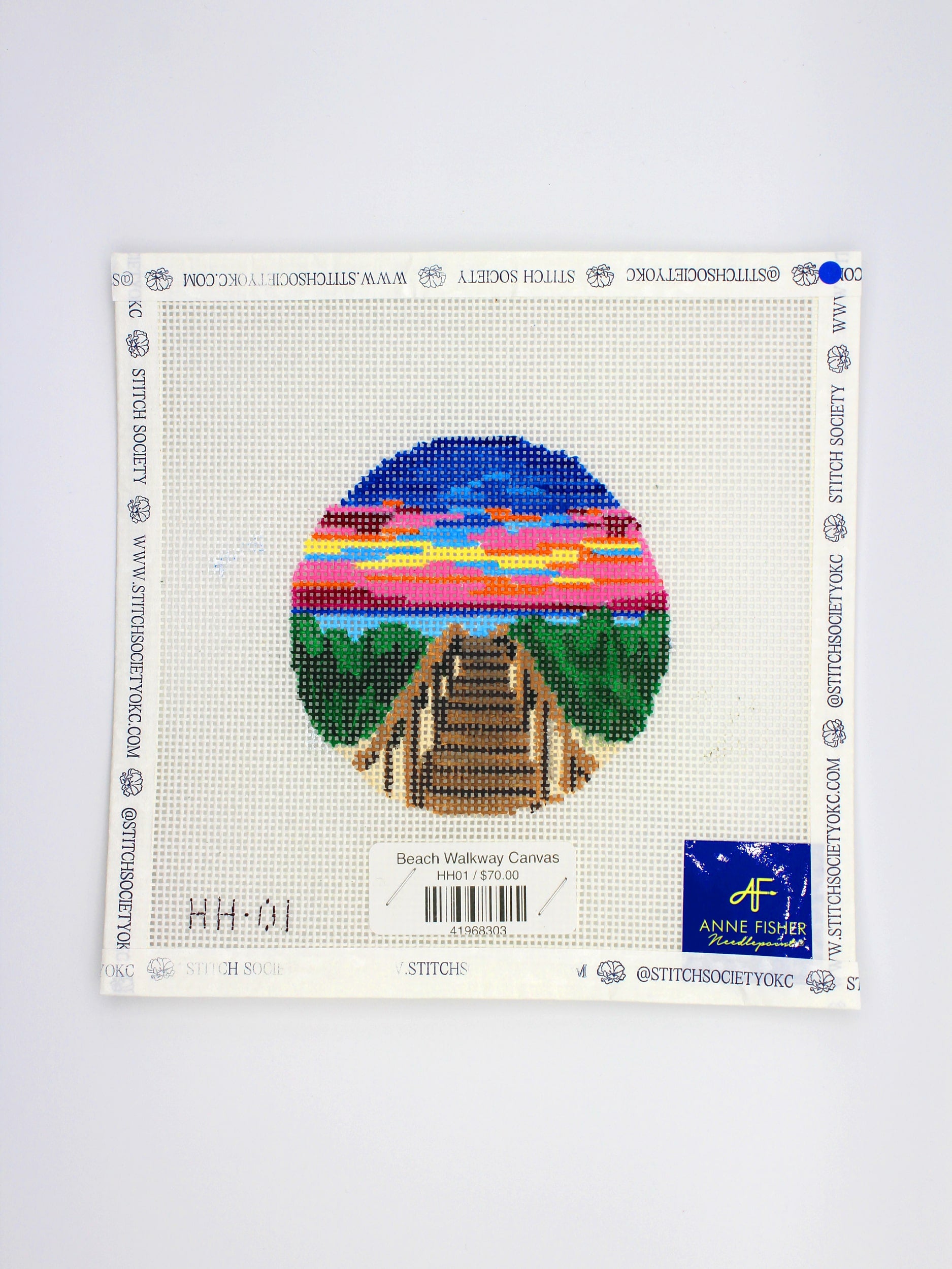 Beach Walkway Canvas