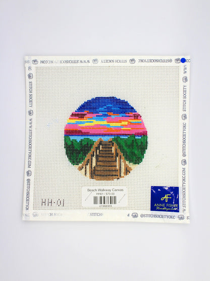 Beach Walkway Canvas