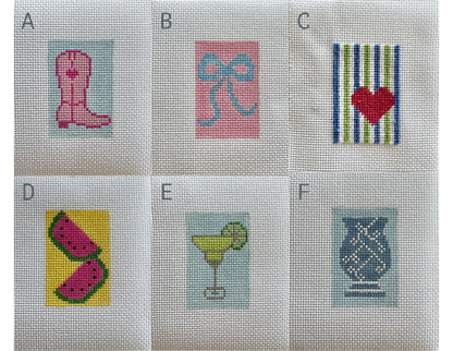 Bag Tag Beginner Needlepoint Class