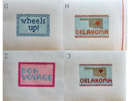 Bag Tag Beginner Needlepoint Class