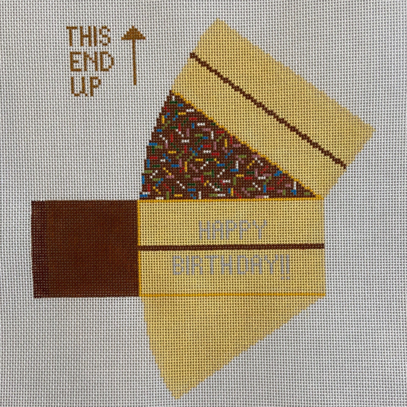 3D Birthday Cake Canvas