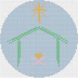 Blue Manger Canvas