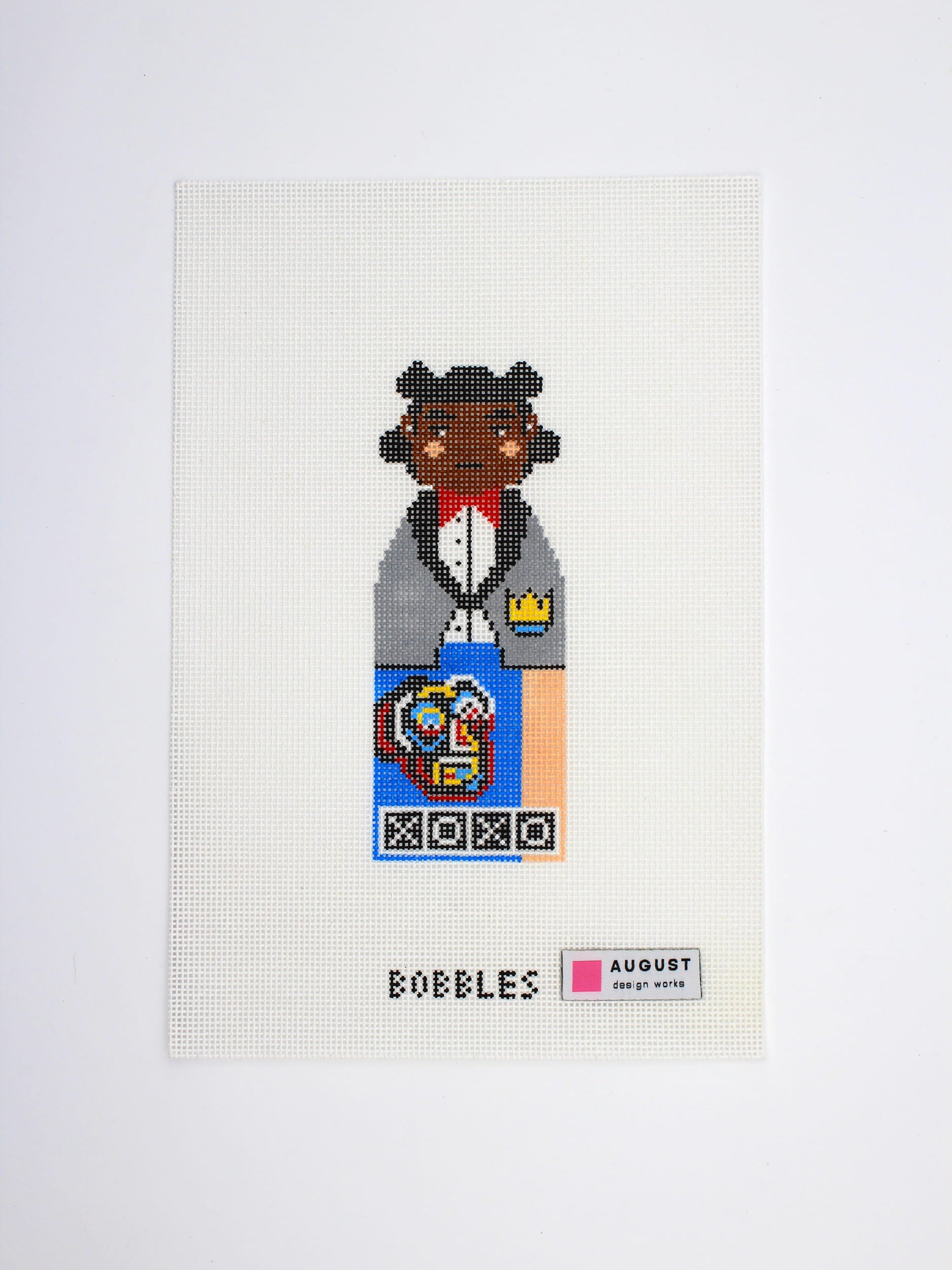 Basquiat Bobble Needlepoint Canvas