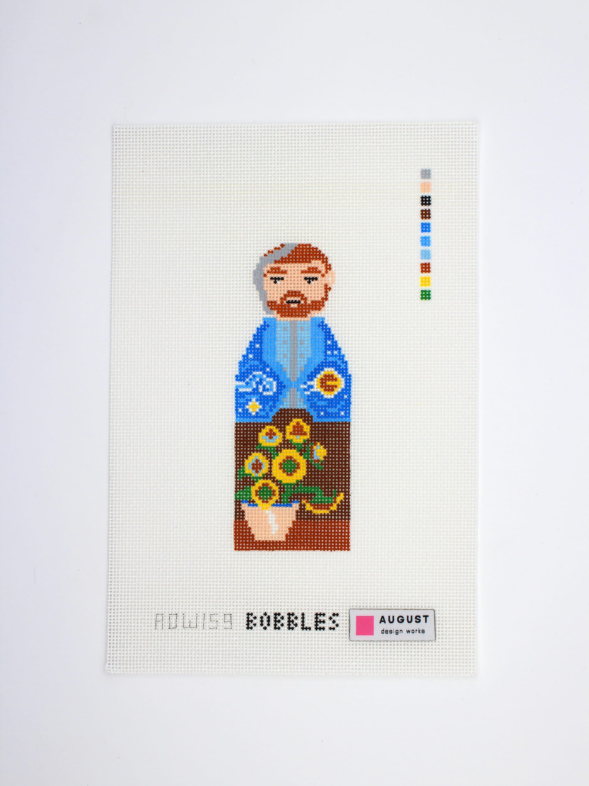 Van Gogh Bobble Needlepoint Canvas