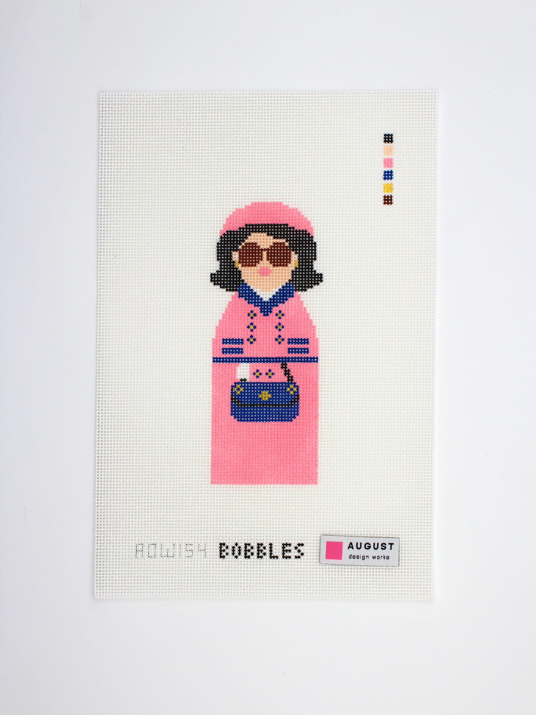 Jackie Bobble Needlepoint Canvas