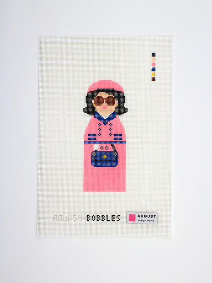 Jackie Bobble Needlepoint Canvas