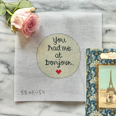 You Had Me at Bonjour Canvas