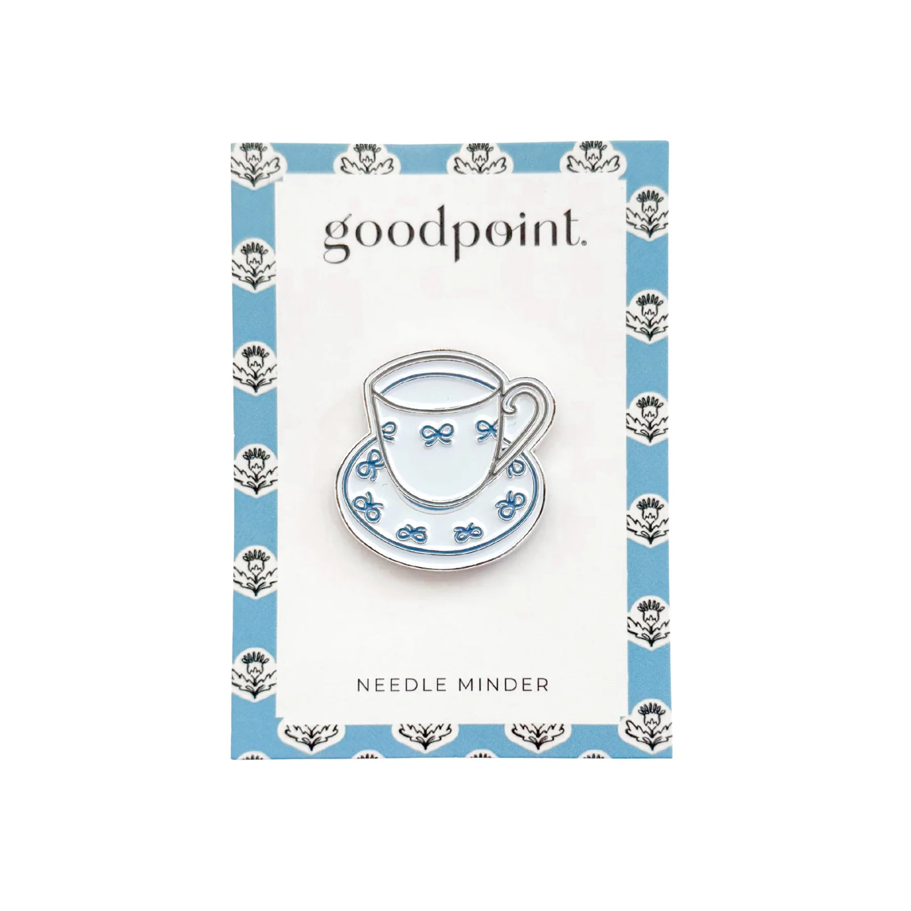 Bow Teacup Needle Minder