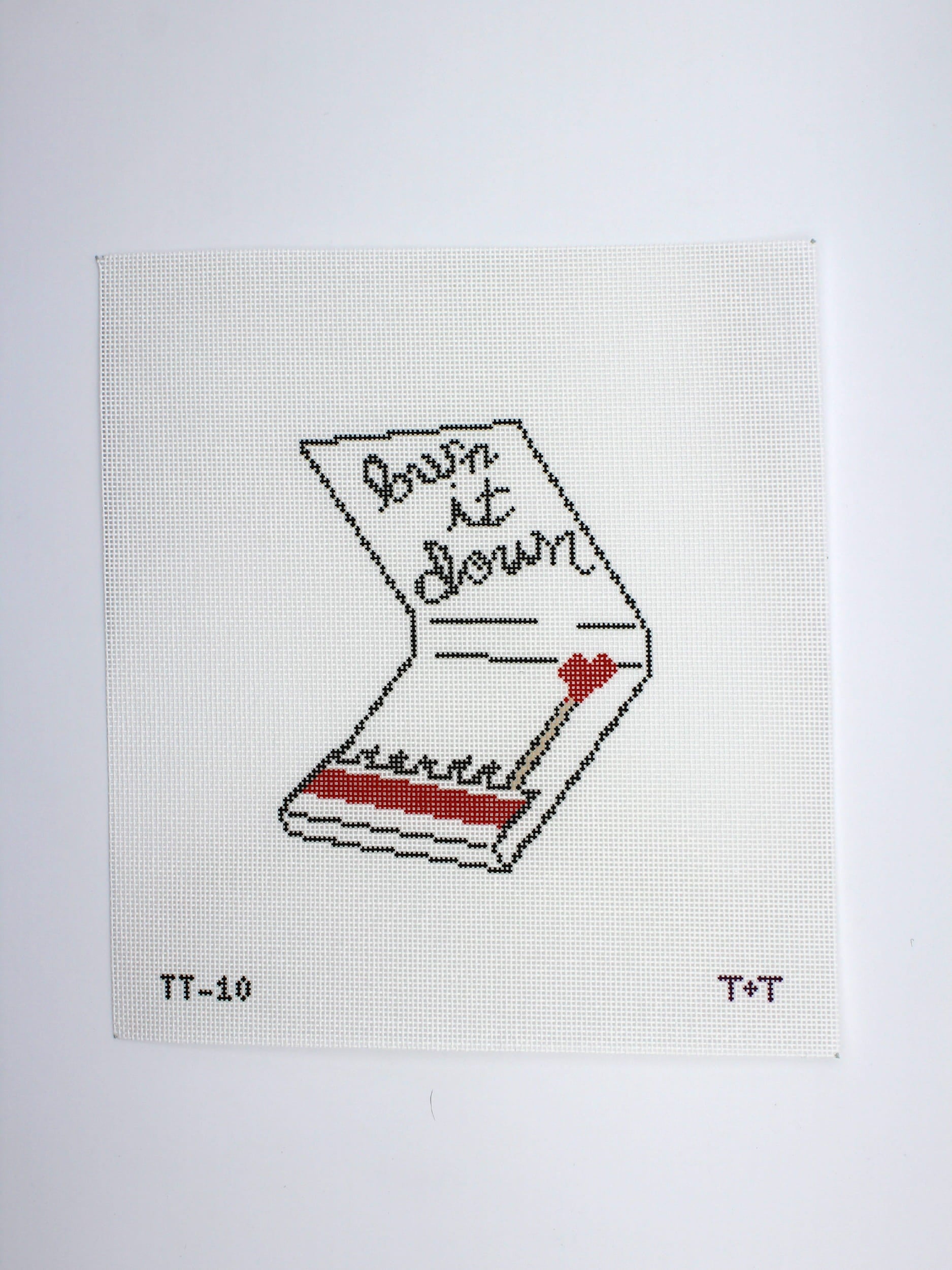 Burn it down matchbook Canvas