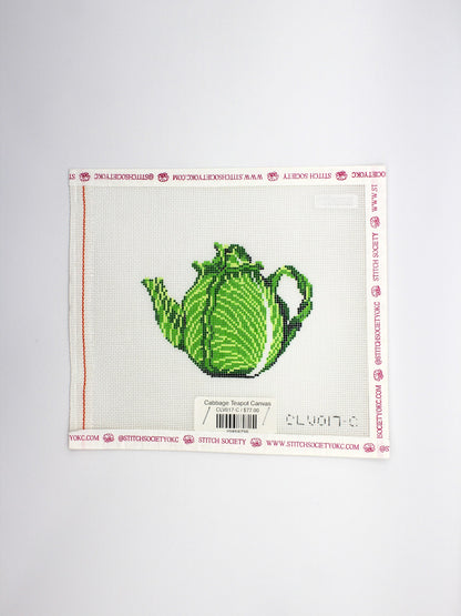 Cabbage Teapot Canvas