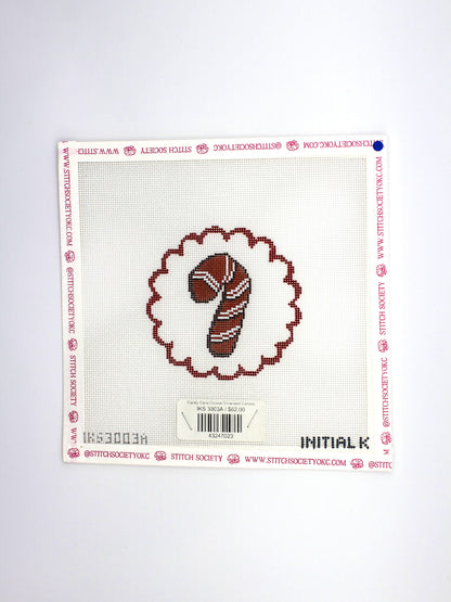 Candy Cane Cookie Ornament Canvas