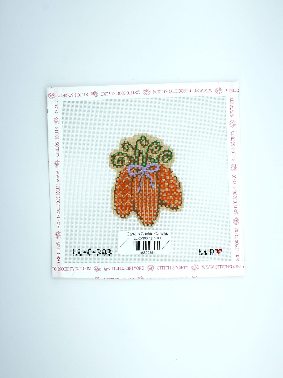 Carrots Cookie Canvas