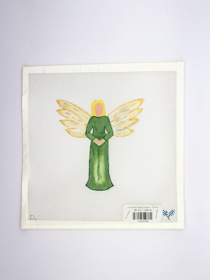 Celestial Angel Canvas - Green