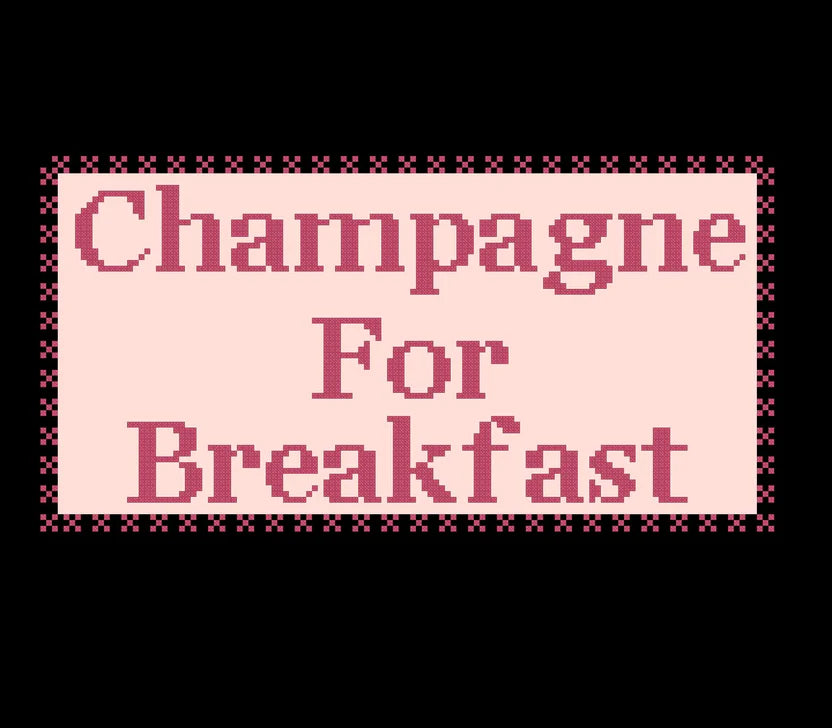 Champagne For Breakfast Canvas