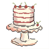 Cherry Cake Canvas