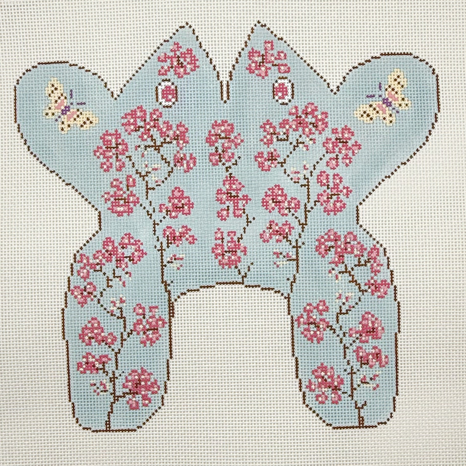 Cherry Blossom Frog Canvas
