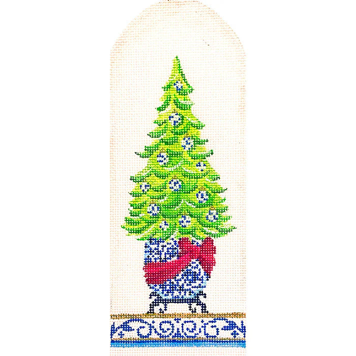 Chinoiserie Christmas Tree Canvas