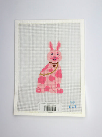 Chinoiserie Bunny Pink/Pink Canvas