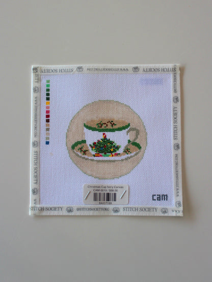 Christmas Cup Ivory Canvas