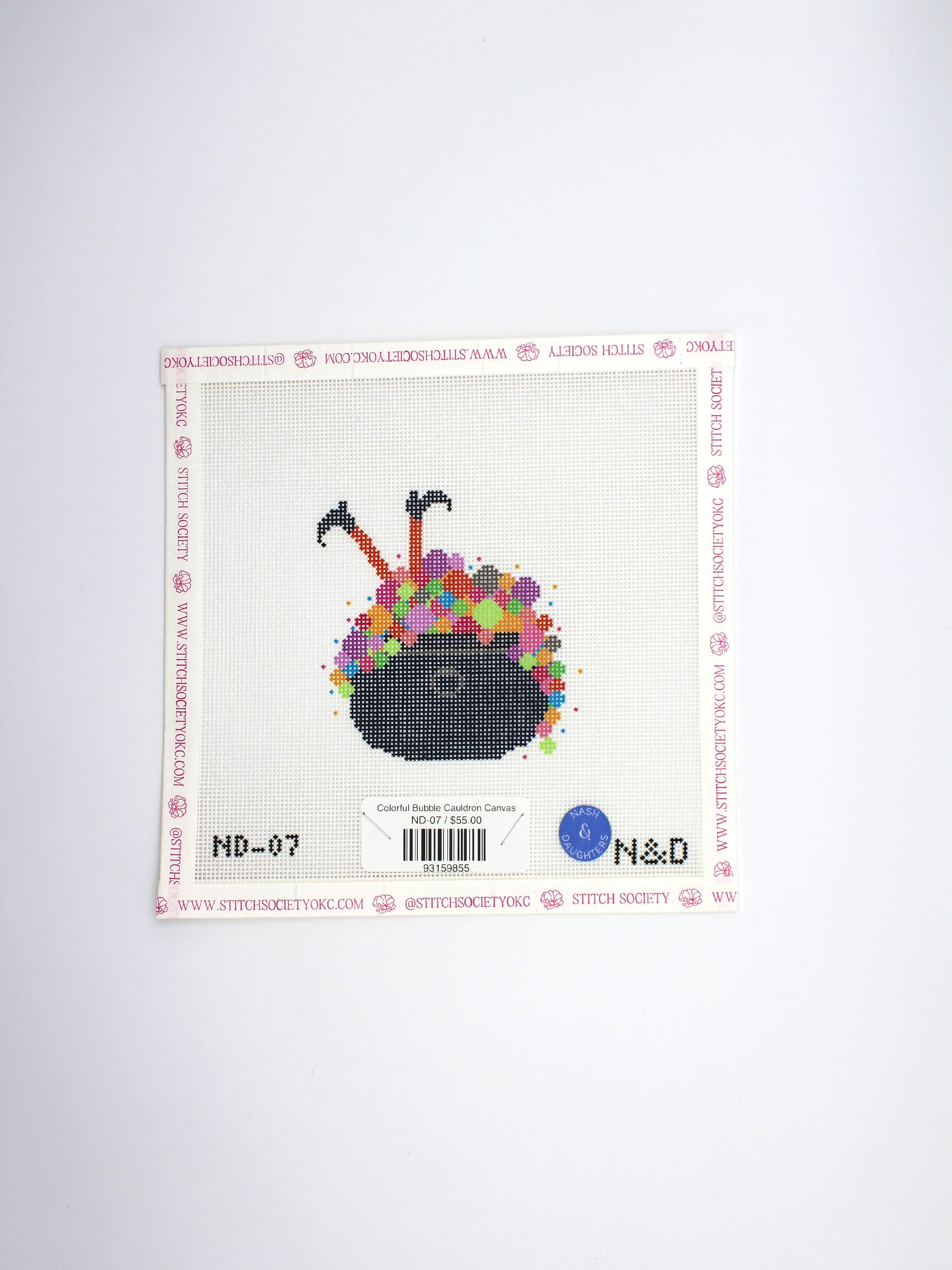 Colorful Bubble Cauldron Canvas
