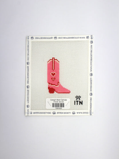 Cowgirl Boot Canvas