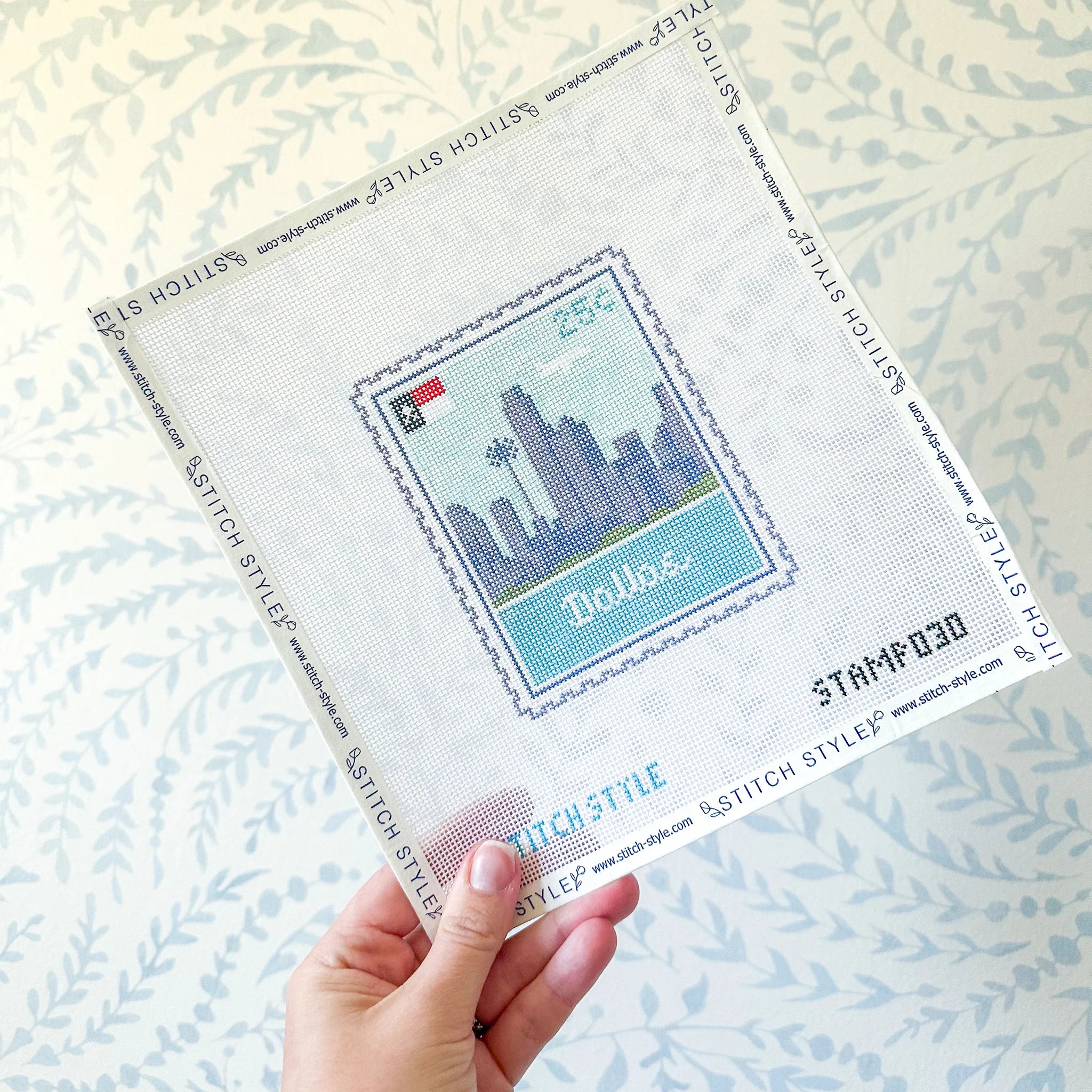 Dallas Travel Stamp Canvas