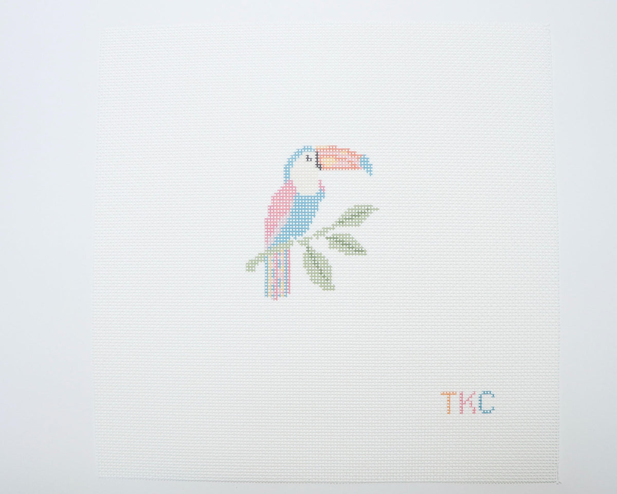 Tropical Toucan Needlepoint Canvas