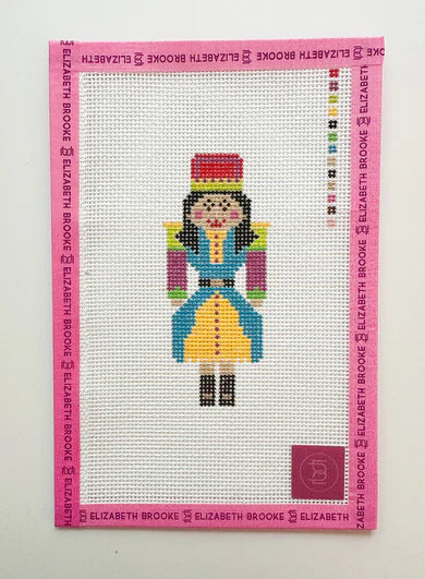 Nutcracker Girls - Holiday Bright (Dark Hair) Canvas