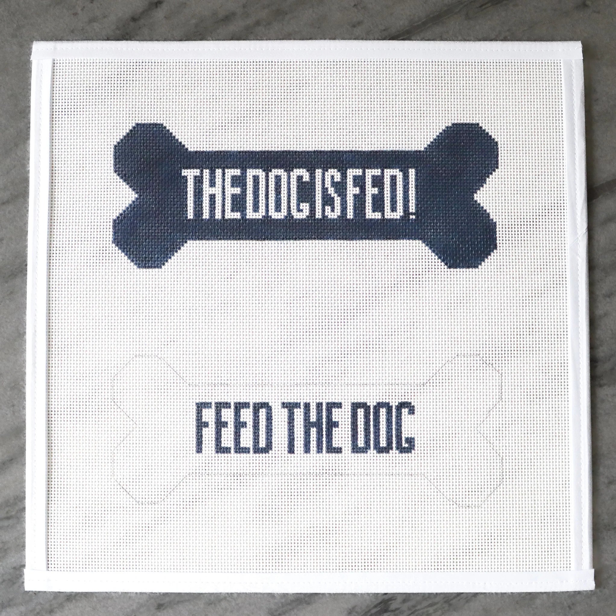 Feed the Dog Door Sign Canvas