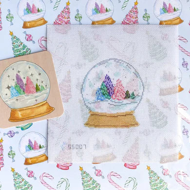 Emily Quigley:  Snow Globe Needlepoint Canvas