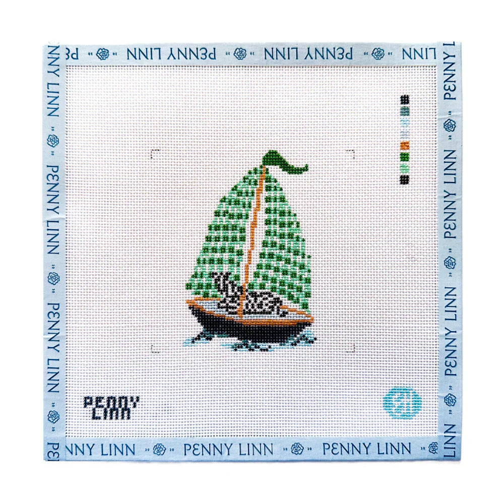Evelyn Hensen Zebra Sailing Canvas
