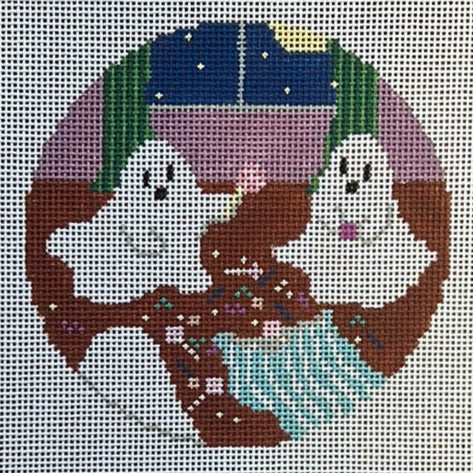 Ghosts Sorting Candy Canvas