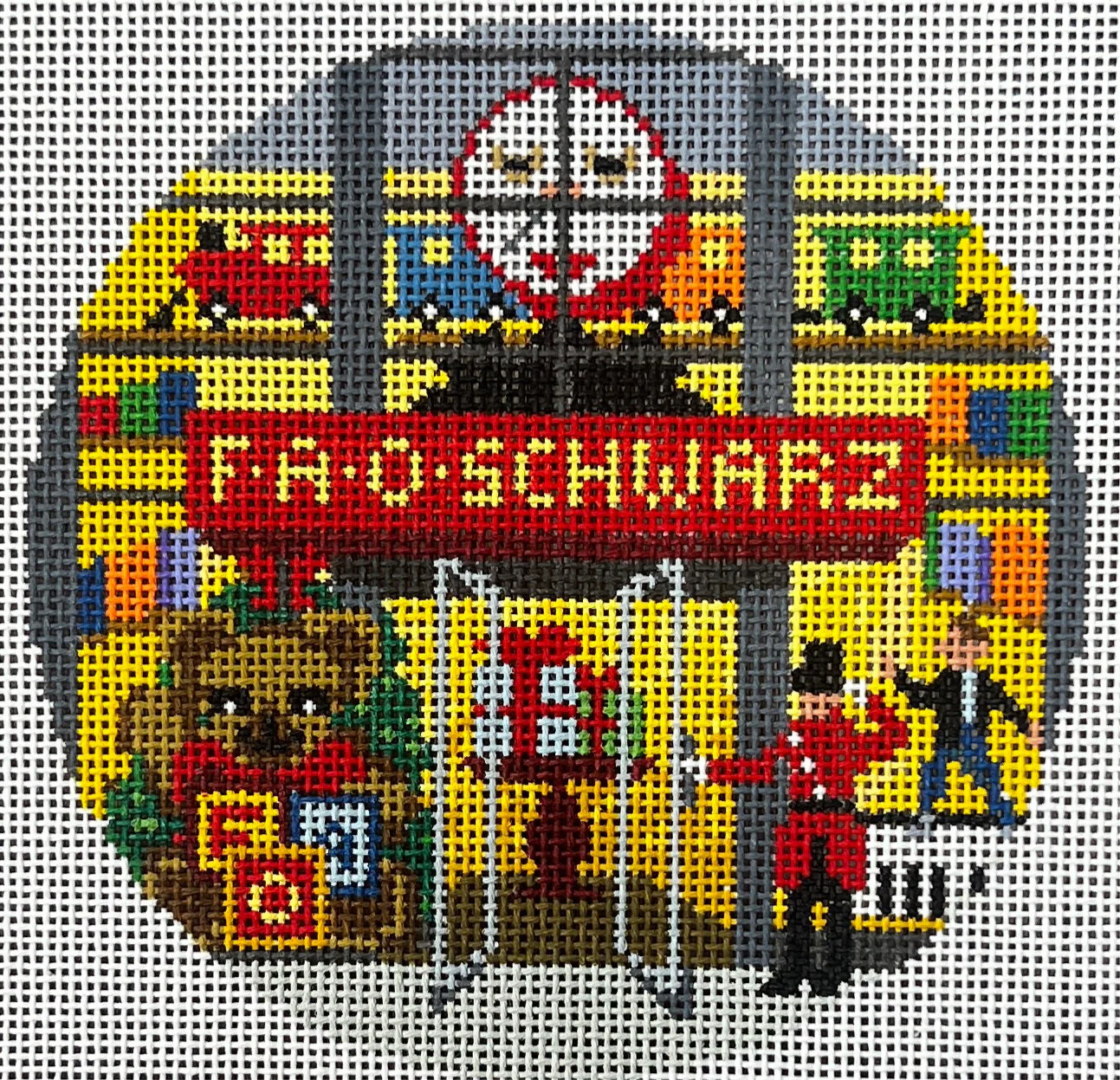 FAO Schwarz Round Canvas