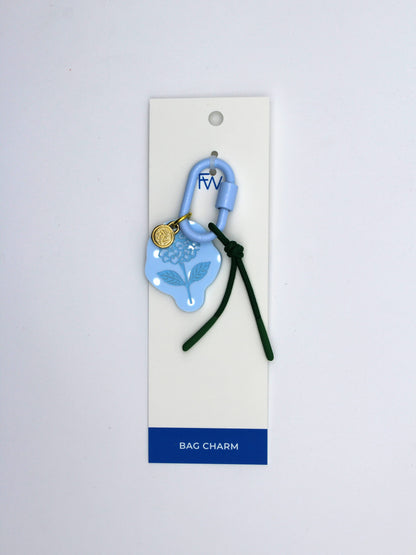 Hydrangea Bag Charm