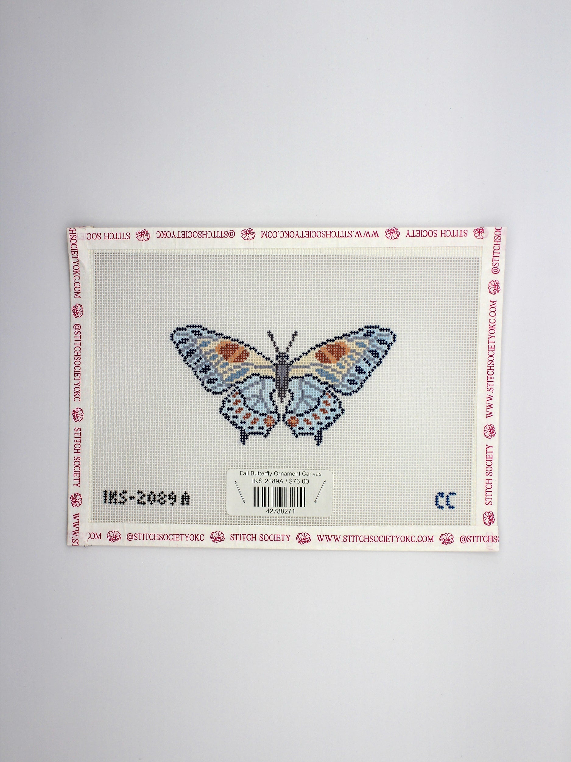 Fall Butterfly Ornament Canvas