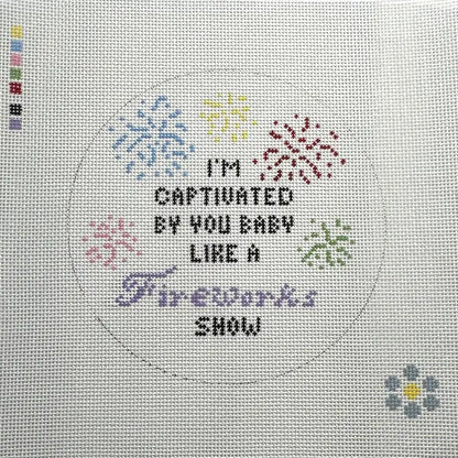 Taylor Sparks Fly 5" Round Canvas