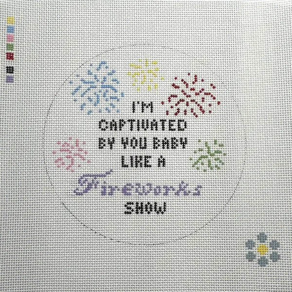 Taylor Sparks Fly 5" Round Canvas