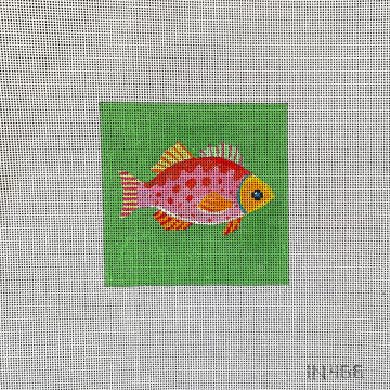 Fish on Bright Green