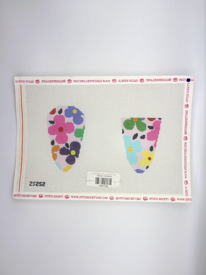 Flower Power Scissors Case Printed Canvas