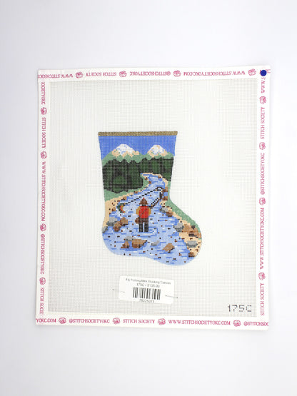 Fly Fishing Mini Stocking Canvas