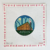 The Book Canvas:  Forest Cabin