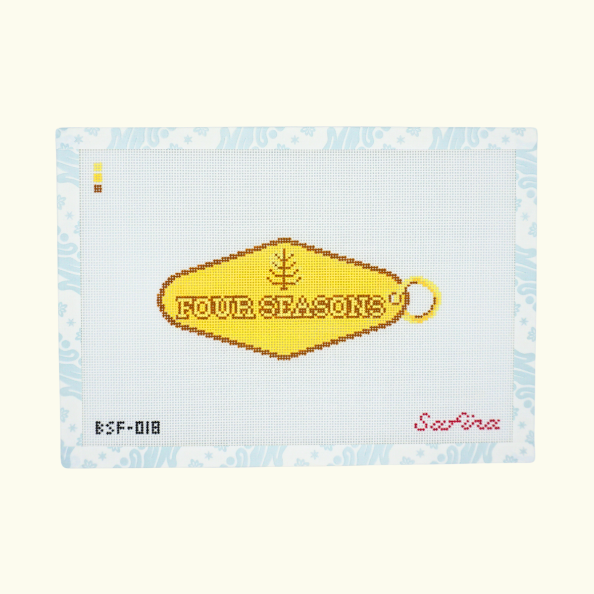 Four Seasons Key Tag Canvas