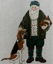 Fox Hunt Santa Canvas