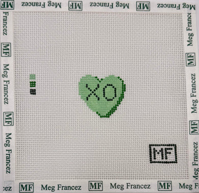 XO Heart Mini Green Heart