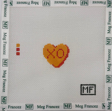 XO Heart Mini Orange Heart