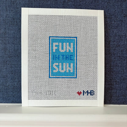Fun in the Sun (Greek Blues) Canvas