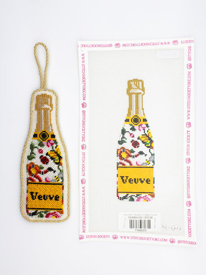 Veuve Bottle - GG Garden Champagne Canvas